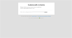 Desktop Screenshot of cakewalklinens.com